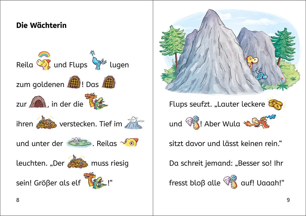 Rückseite: 9783743217324 | Bildermaus - Der geheime Drachenschatz | Anna Taube | Buch | 48 S.