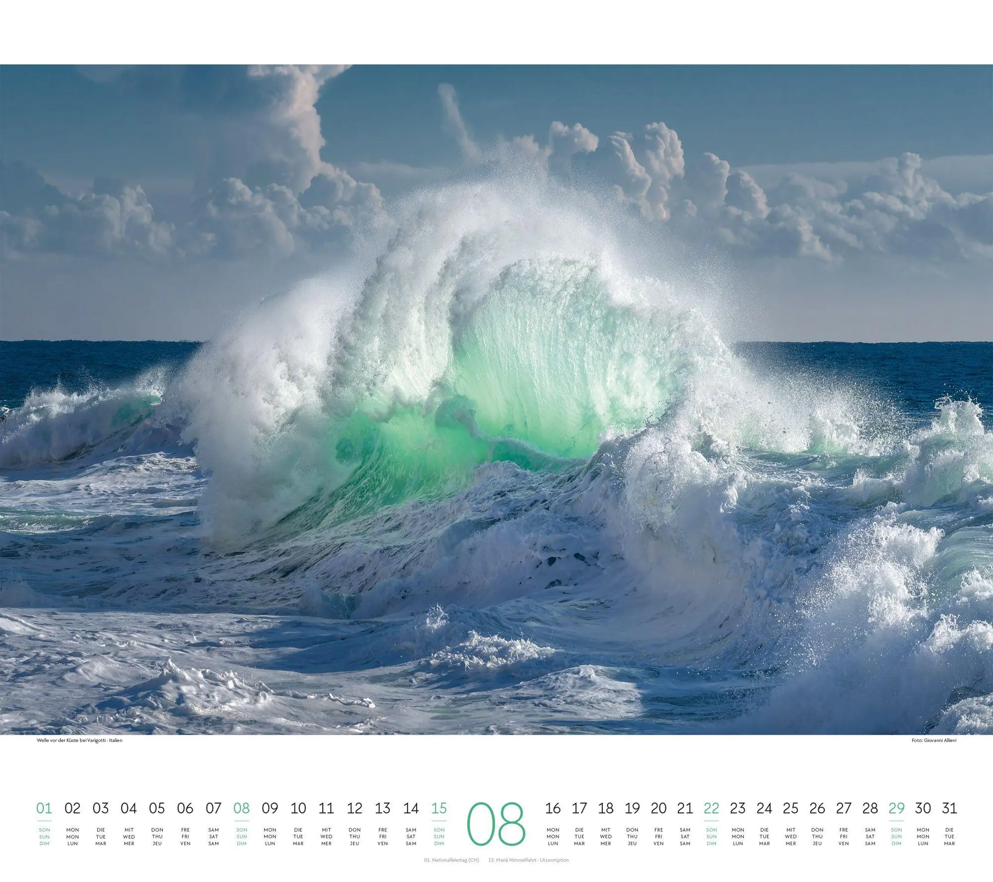 Bild: 9783838427324 | Wasser Kalender 2027 | Ackermann Kunstverlag GmbH | Kalender | 14 S.