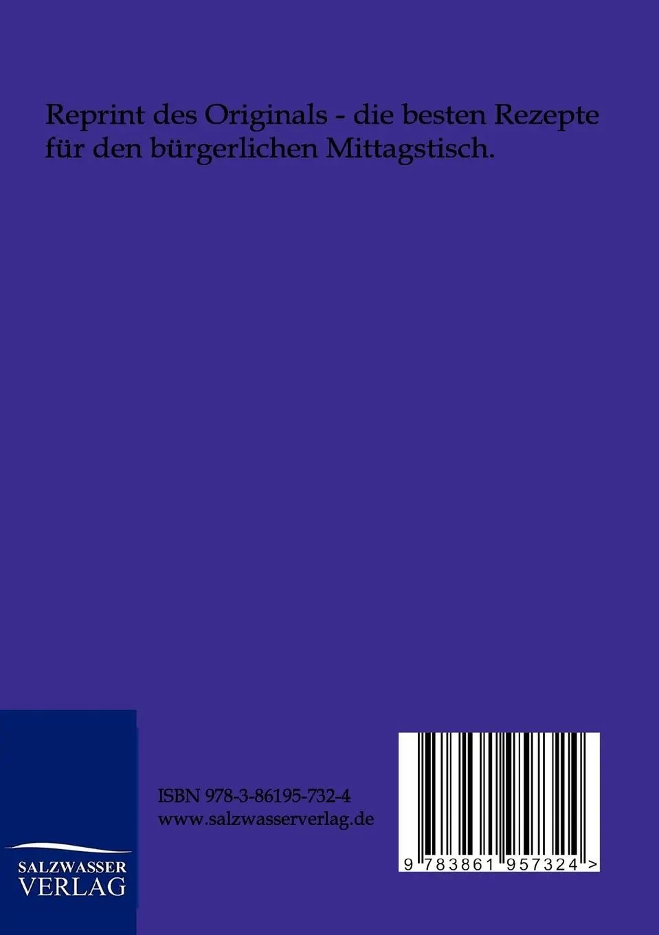 Rückseite: 9783861957324 | Geraer Koch-Buch | Ohne Autor | Taschenbuch | Paperback | 256 S.