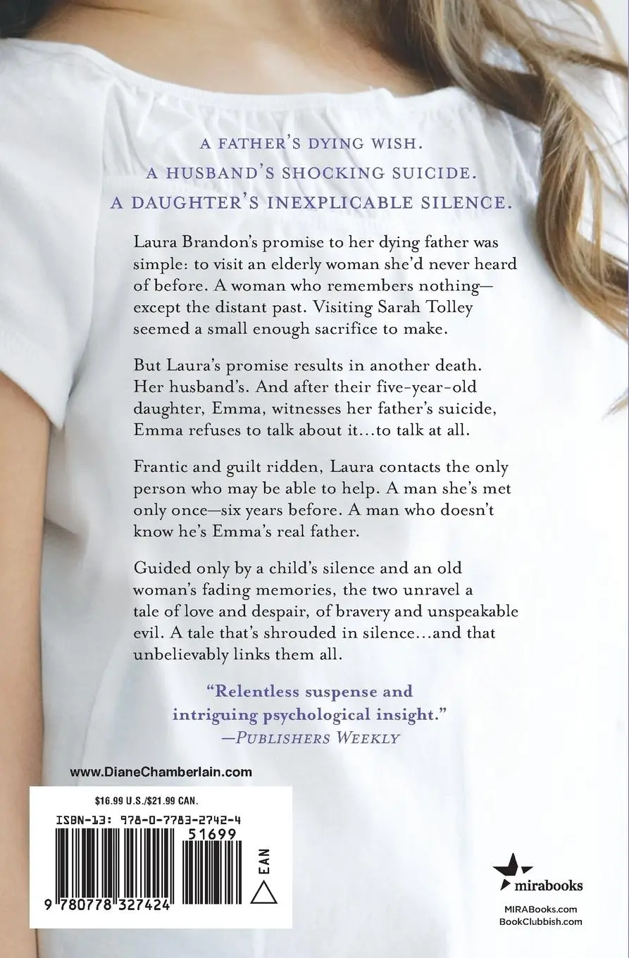 Rückseite: 9780778327424 | BREAKING THE SILENCE ORIGINAL/ | Diane Chamberlain | Taschenbuch