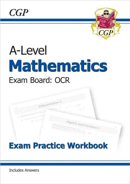 Cover: 9781782947424 | A-Level Maths OCR Exam Practice Workbook (includes Answers) | Books
