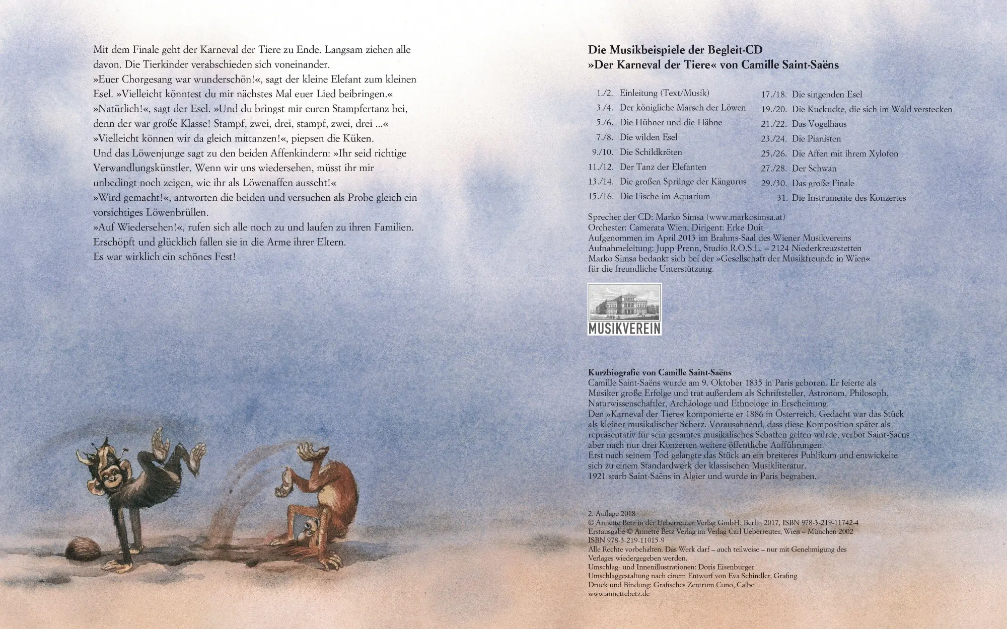 Bild: 9783219117424 | Der Karneval der Tiere. Mit CD | Marko Simsa | Buch | 32 S. | Deutsch