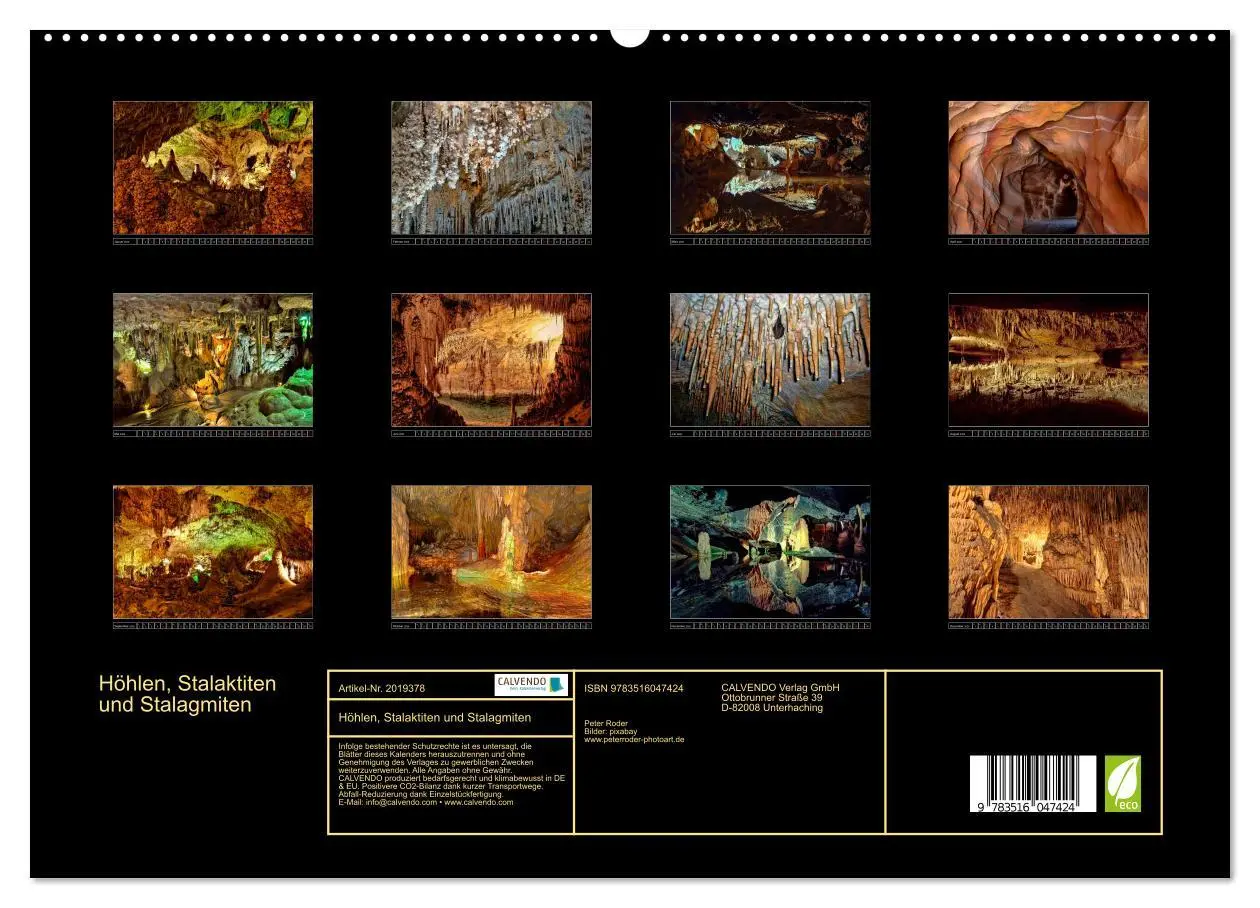 Bild: 9783516047424 | Höhlen, Stalaktiten und Stalagmiten (hochwertiger Premium...