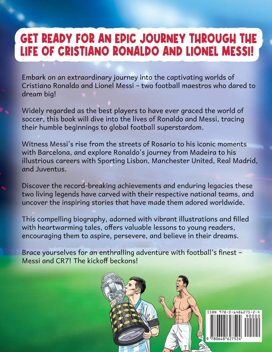 Rückseite: 9780648627524 | Cristiano Ronaldo And Lionel Messi - The Boys Who Dreamed of Being...