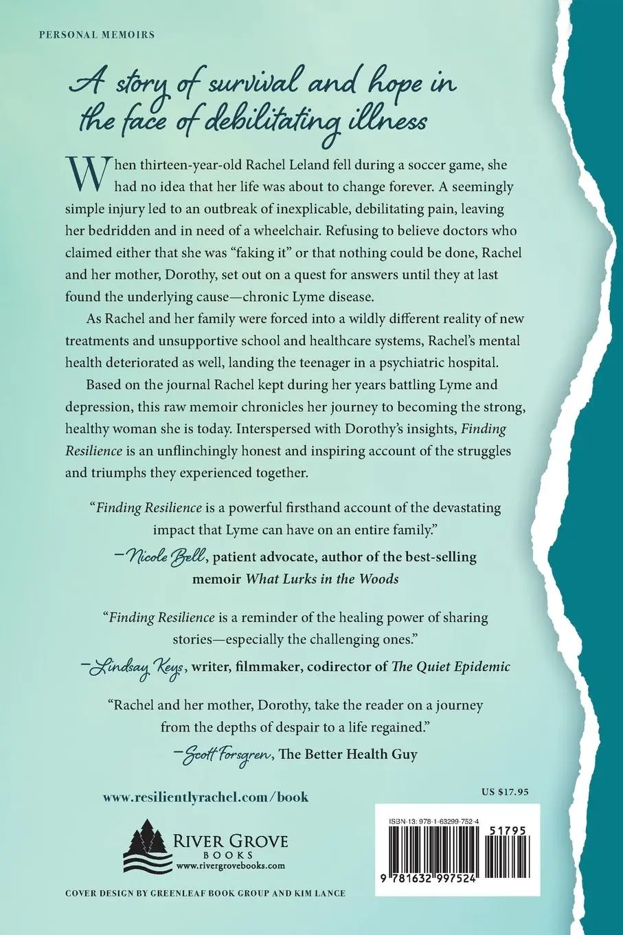 Rückseite: 9781632997524 | Finding Resilience | A Teen's Journey Through Lyme Disease | Buch