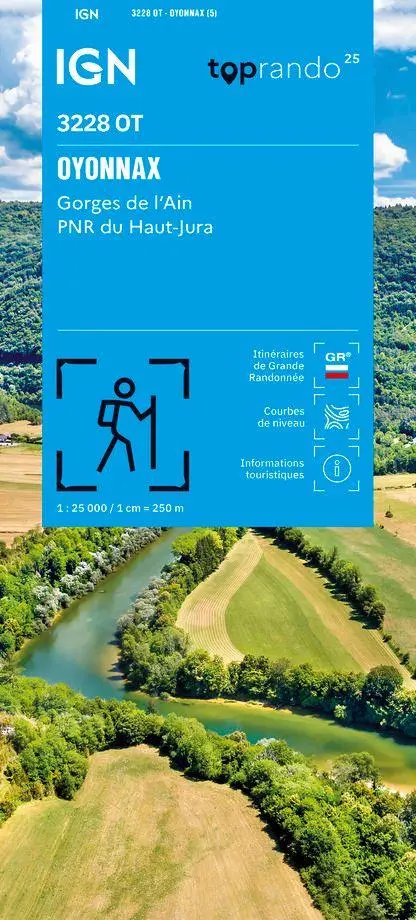 Cover: 9782758557524 | 3228OT Oyonnax Gerges | 1:25000 | (Land-)Karte | Französisch | 2026