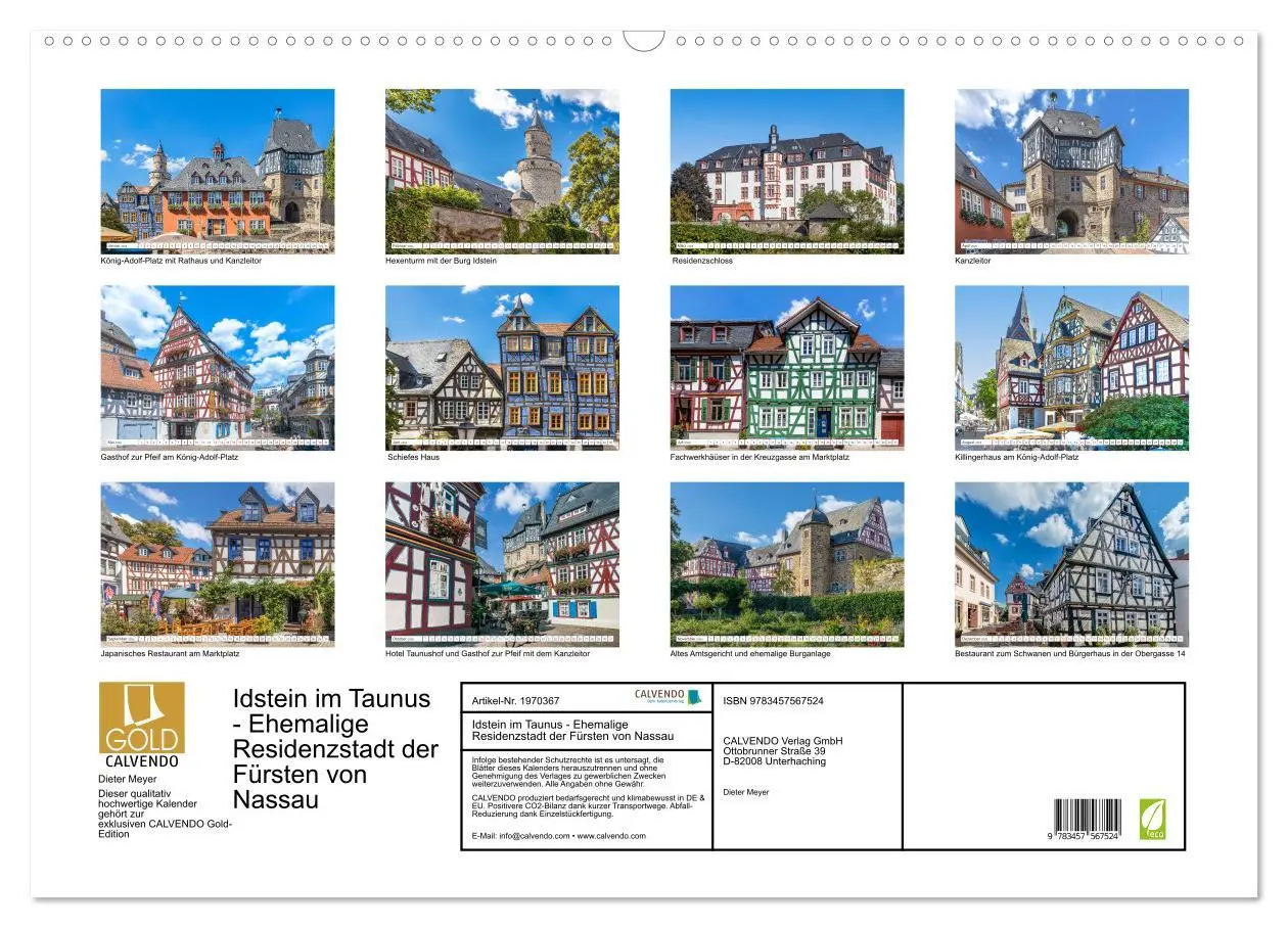 Bild: 9783457567524 | Idstein im Taunus - Ehemalige Residenzstadt der Fürsten von Nassau...