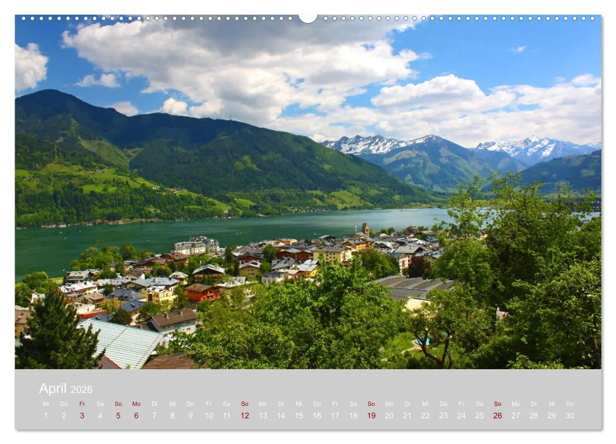 Bild: 9783457877524 | Grüße aus Zell am See (Wandkalender 2026 DIN A2 quer), CALVENDO...