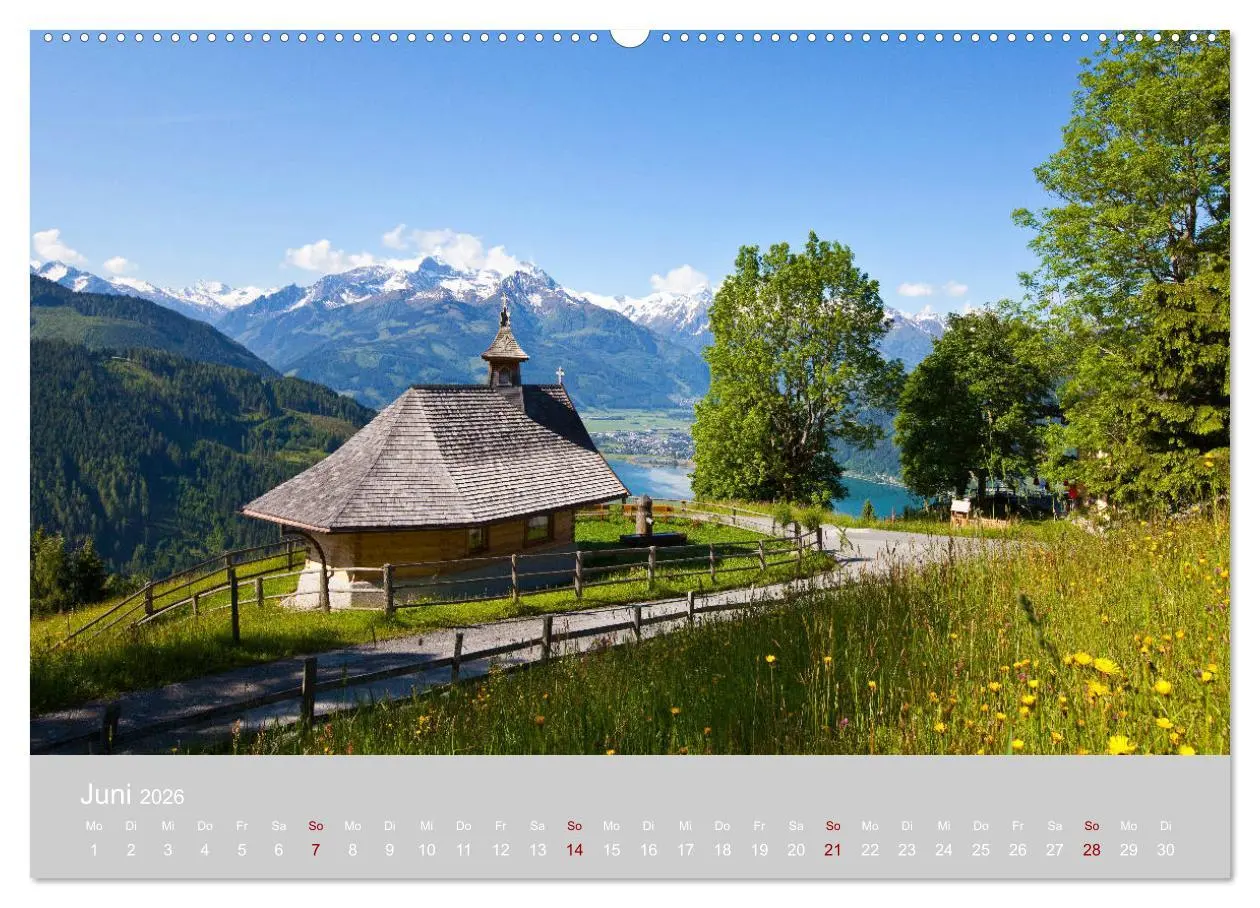 Bild: 9783457877524 | Grüße aus Zell am See (Wandkalender 2026 DIN A2 quer), CALVENDO...