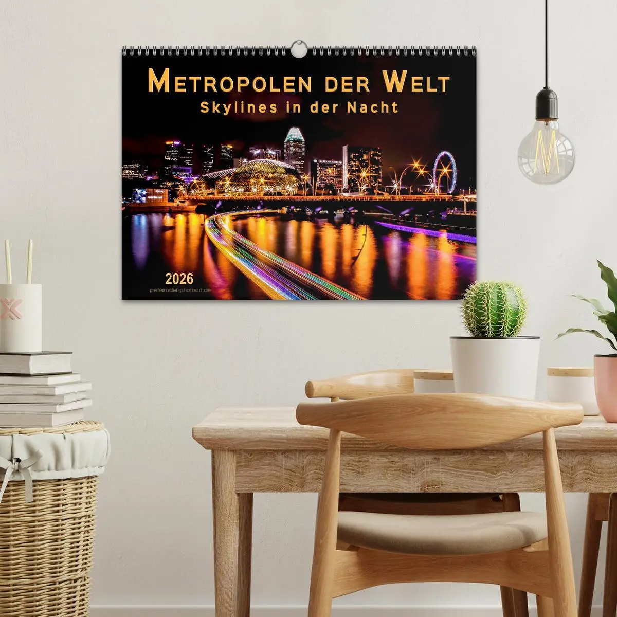 Bild: 9783457947524 | Metropolen der Welt - Skylines in der Nacht (Wandkalender 2026 DIN...