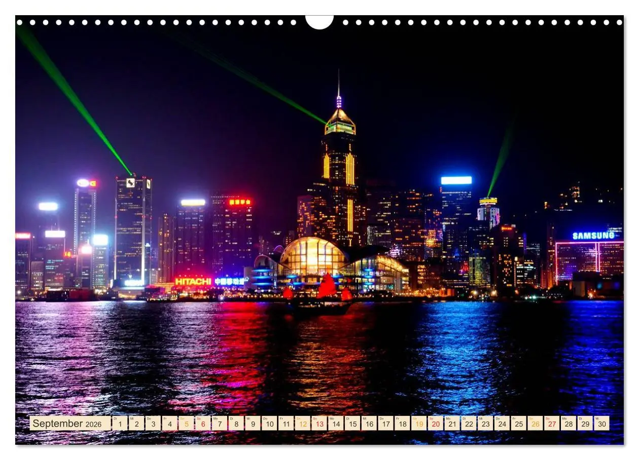 Bild: 9783457947524 | Metropolen der Welt - Skylines in der Nacht (Wandkalender 2026 DIN...