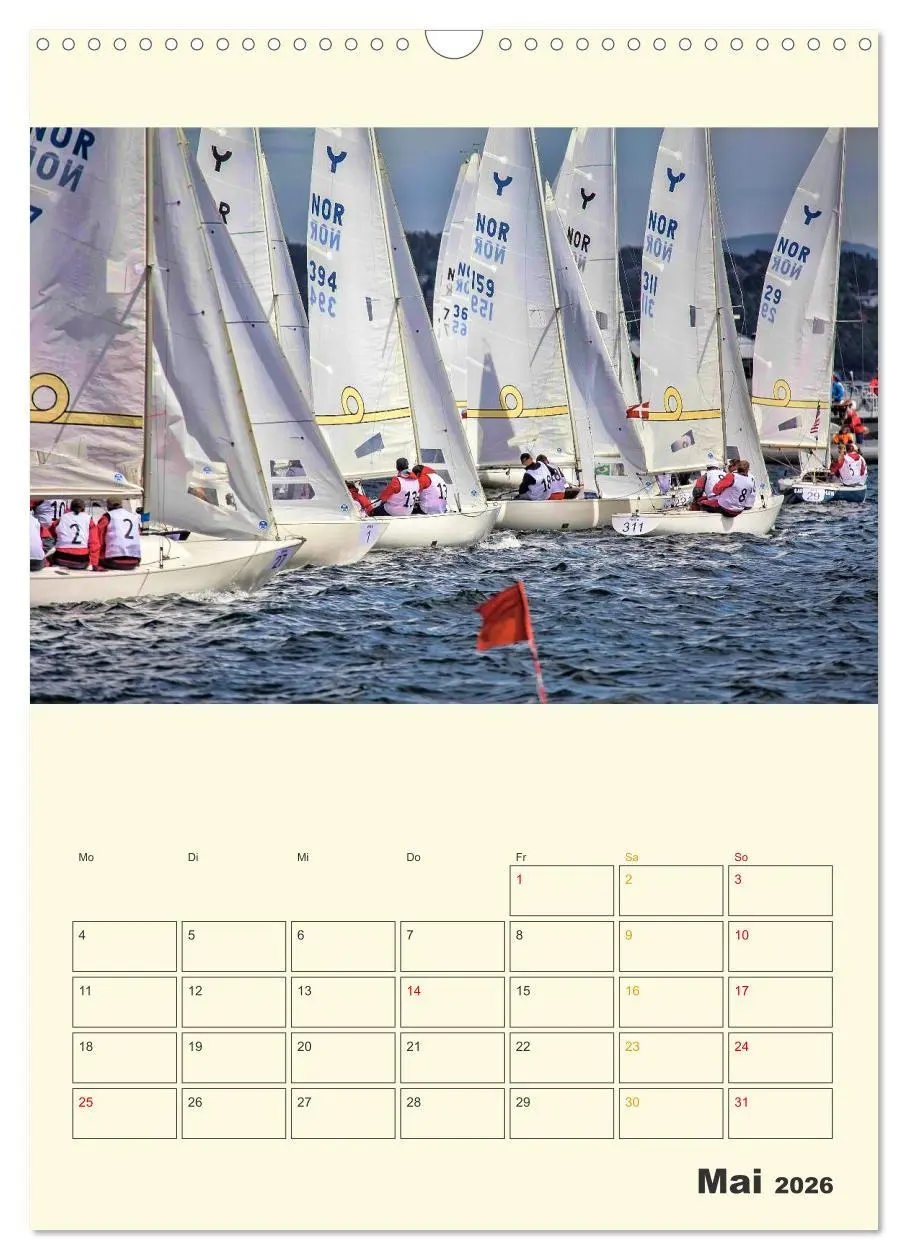 Bild: 9783516347524 | Segeln bis zum Horizont (Wandkalender 2026 DIN A3 hoch), CALVENDO...