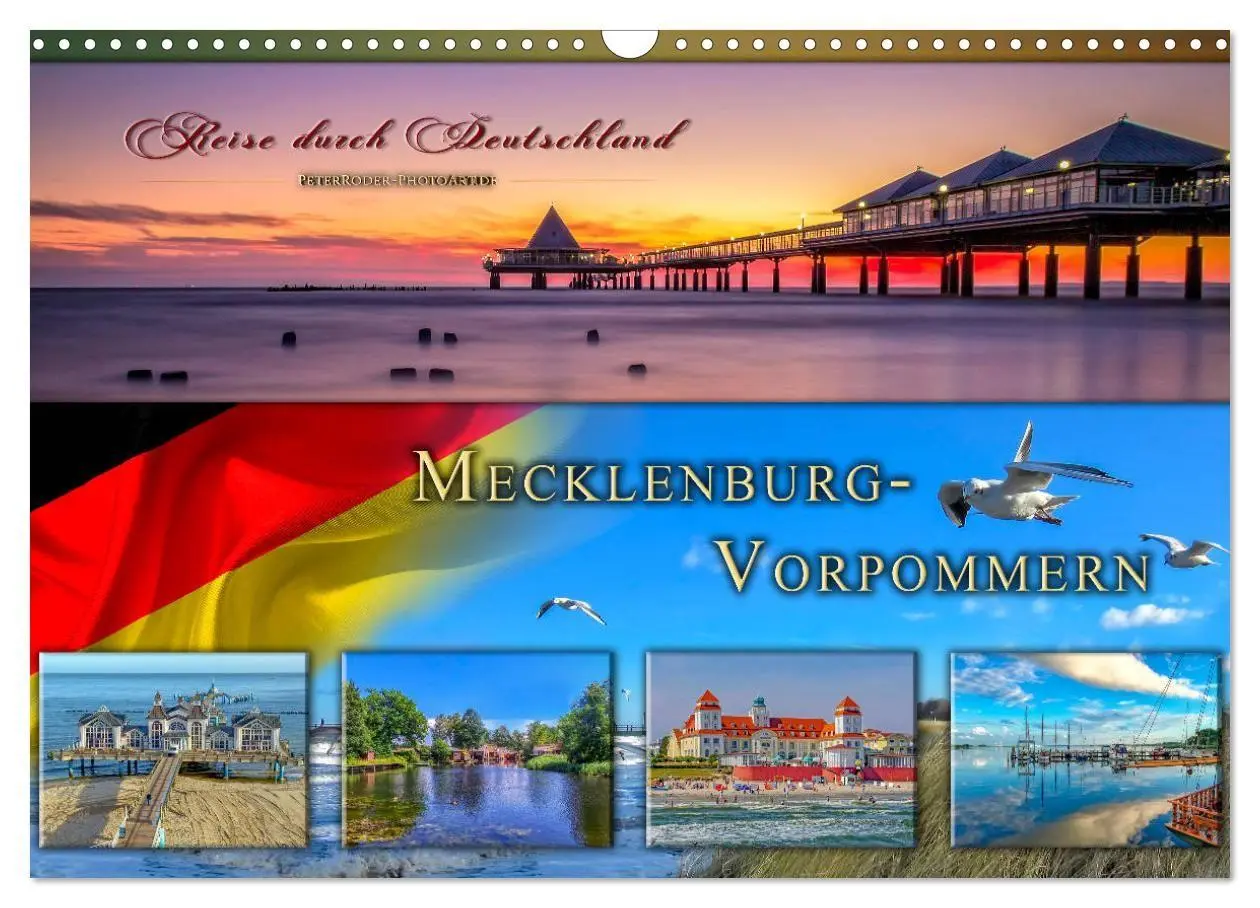 Cover: 9783569747524 | Reise durch Deutschland - Mecklenburg-Vorpommern (Wandkalender 2027...