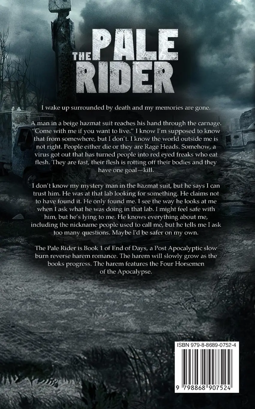 Rückseite: 9798868907524 | The Pale Rider | A Reverse Harem Zombie Romance | Jb Trepagnier | Buch
