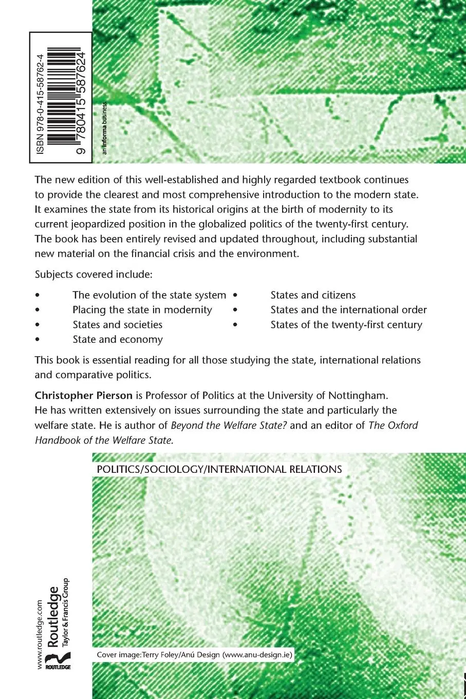 Rückseite: 9780415587624 | The Modern State | Christopher Pierson | Taschenbuch | Englisch | 2011