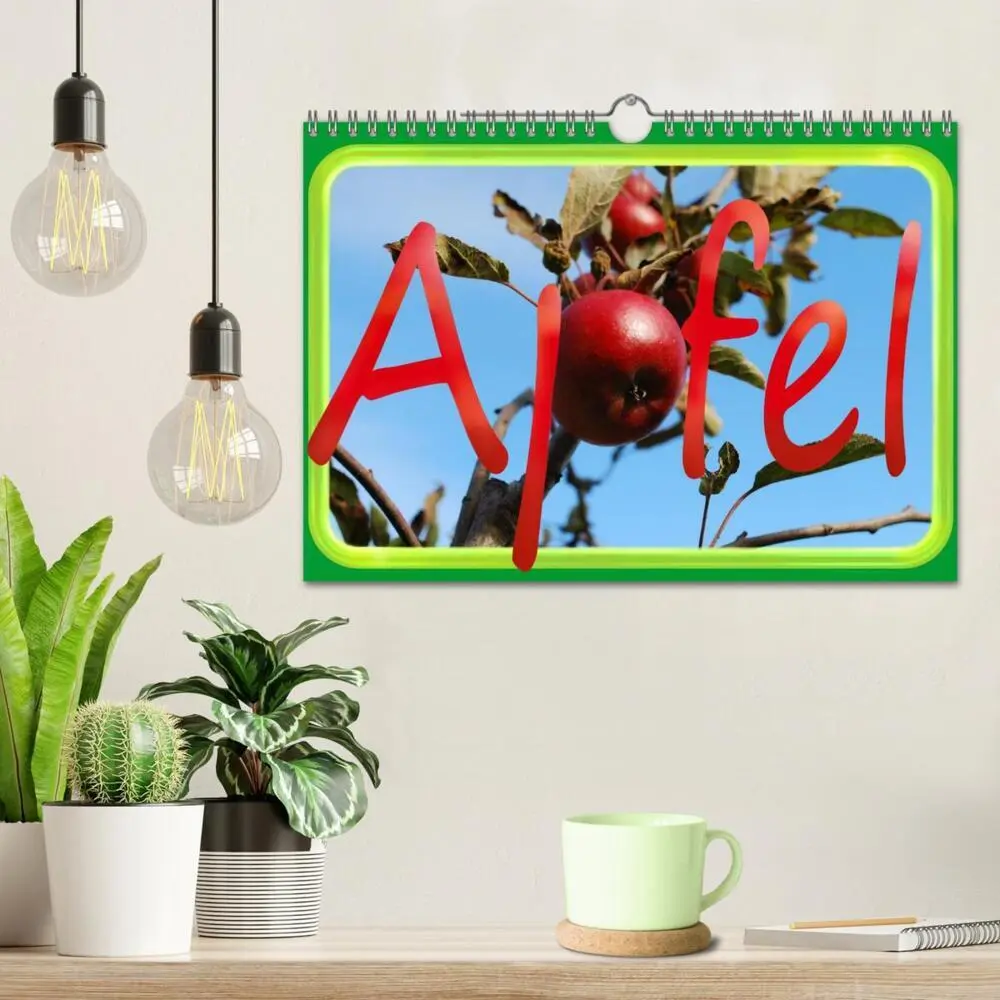 Bild: 9783435837724 | Apfel (Wandkalender 2025 DIN A4 quer), CALVENDO Monatskalender | 2025