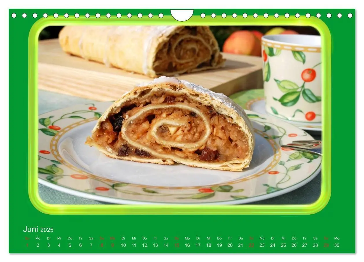 Bild: 9783435837724 | Apfel (Wandkalender 2025 DIN A4 quer), CALVENDO Monatskalender | 2025