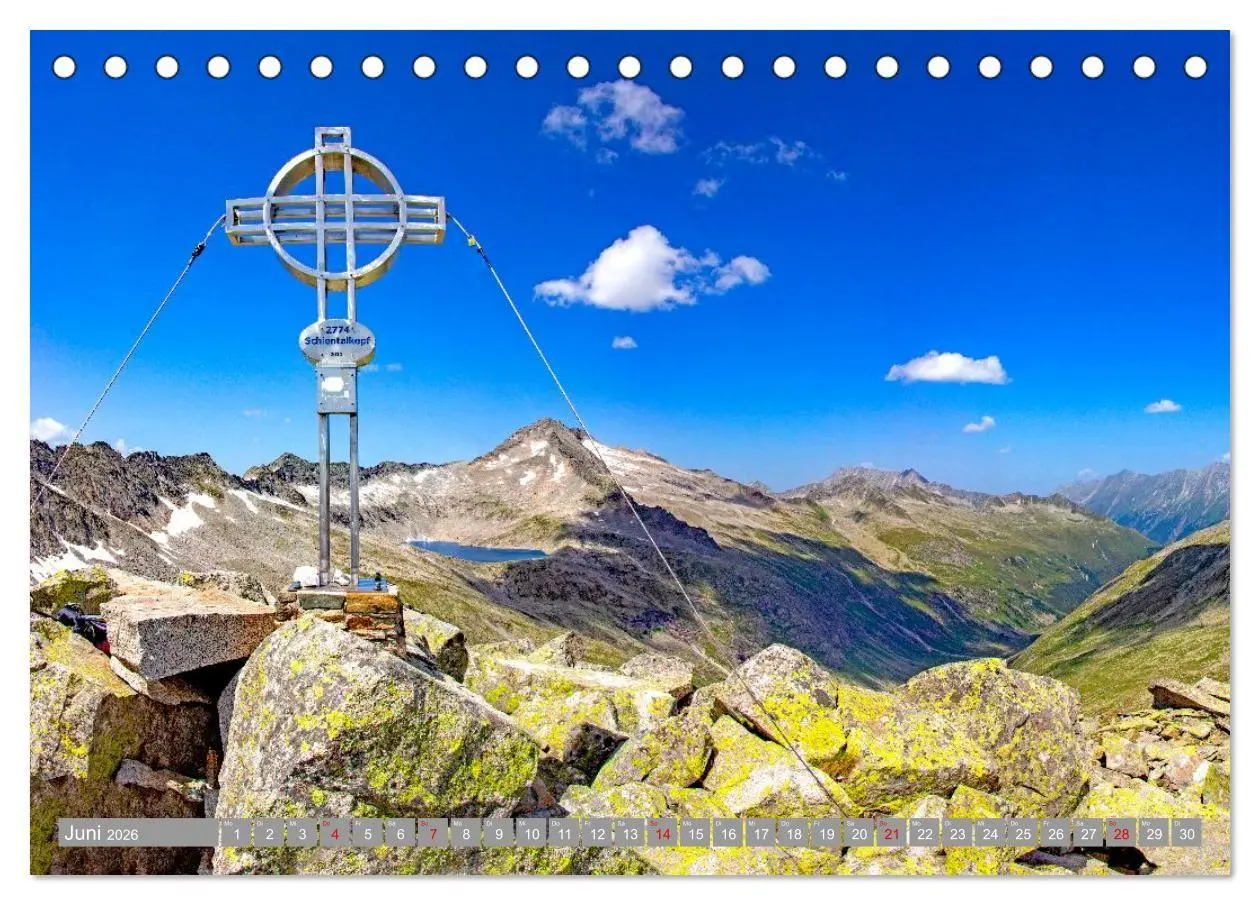 Bild: 9783516707724 | Die Zillertaler Alpen (Tischkalender 2026 DIN A5 quer), CALVENDO...