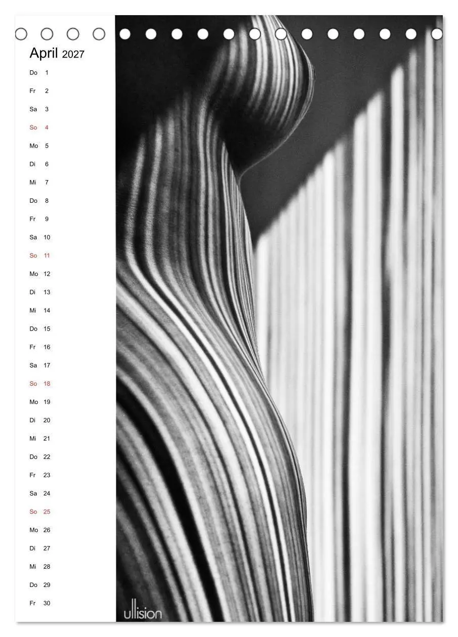 Bild: 9783594167724 | Akt abstrakt (Tischkalender 2027 DIN A5 hoch), CALVENDO Monatskalender