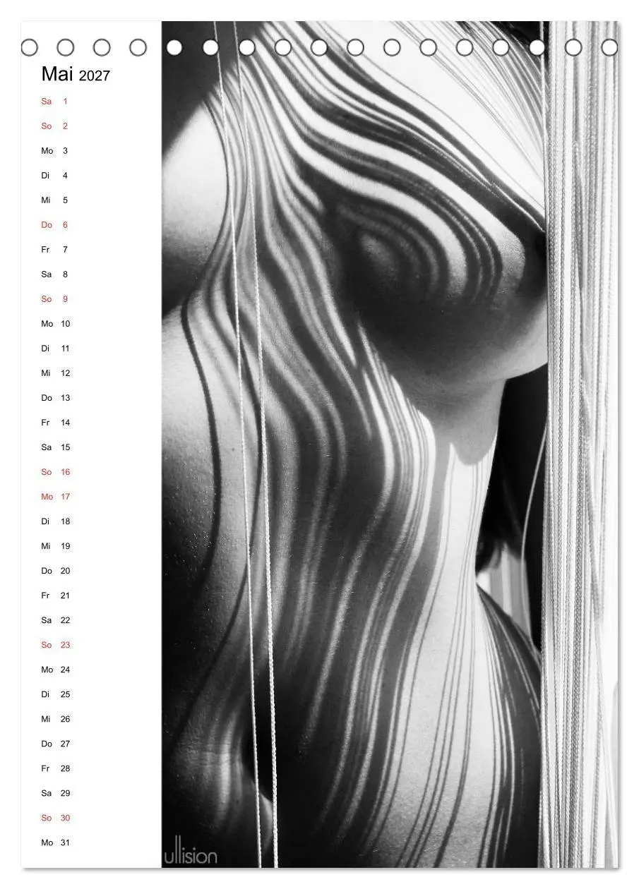Bild: 9783594167724 | Akt abstrakt (Tischkalender 2027 DIN A5 hoch), CALVENDO Monatskalender
