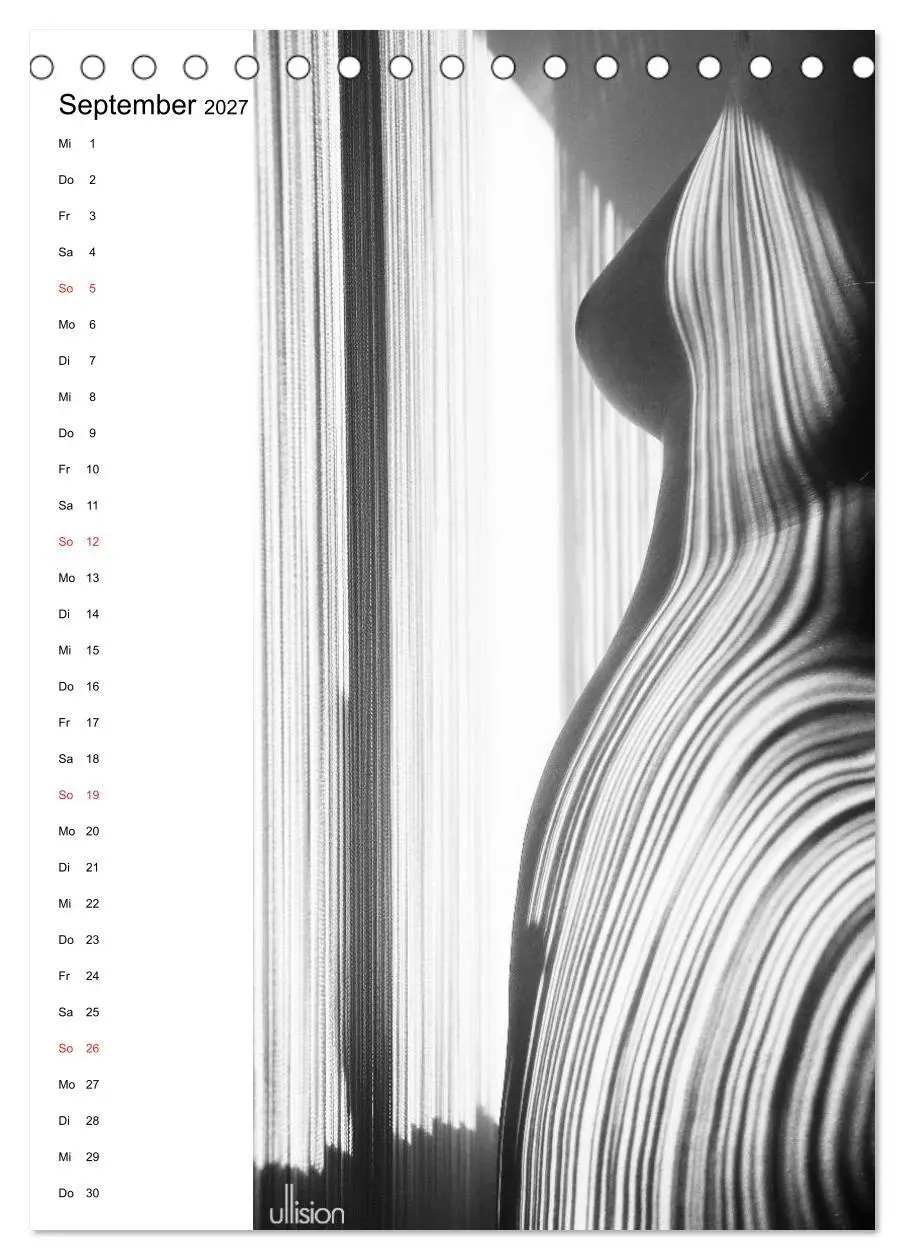 Bild: 9783594167724 | Akt abstrakt (Tischkalender 2027 DIN A5 hoch), CALVENDO Monatskalender