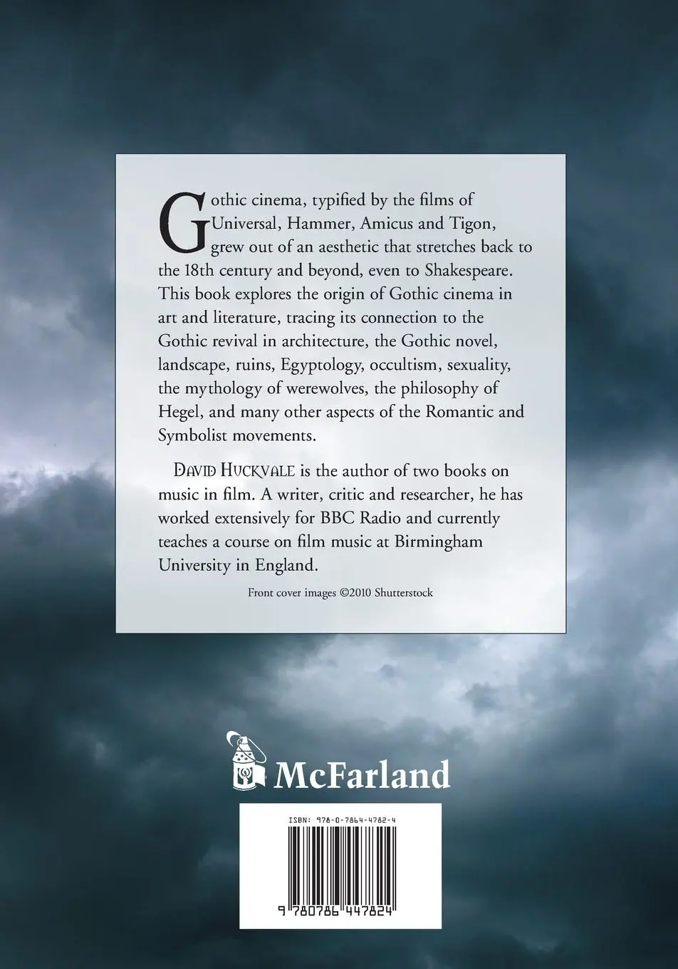 Rückseite: 9780786447824 | Touchstones of Gothic Horror | David Huckvale | Taschenbuch | Englisch