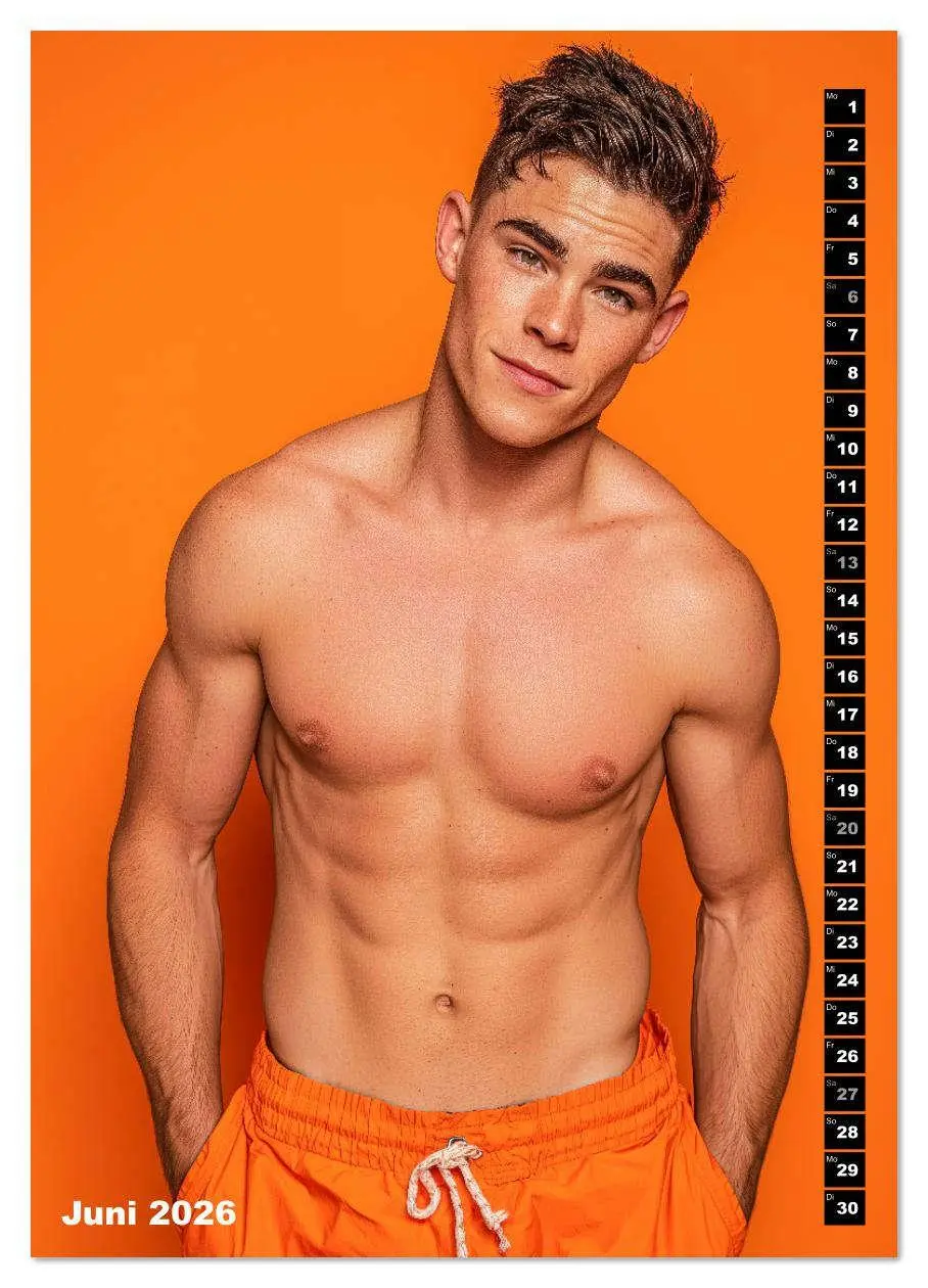 Bild: 9783516627824 | JUNG, SEXY, UNZENSIERT - Männer nackt in Shorts (Wandkalender 2026...
