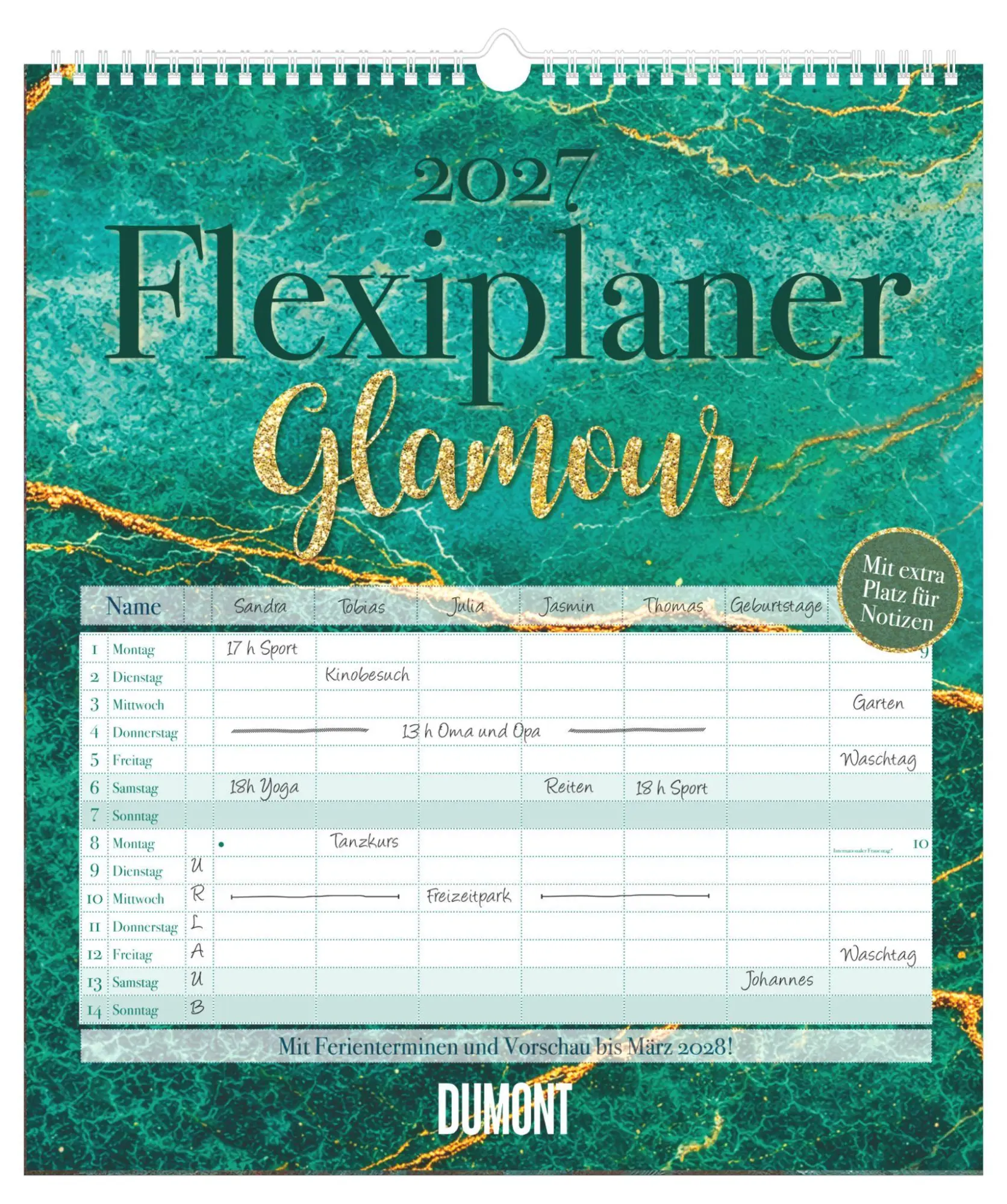 Cover: 4069095017924 | Flexiplaner Glamour 2027 | Kalender | 14 S. | Deutsch | 2027