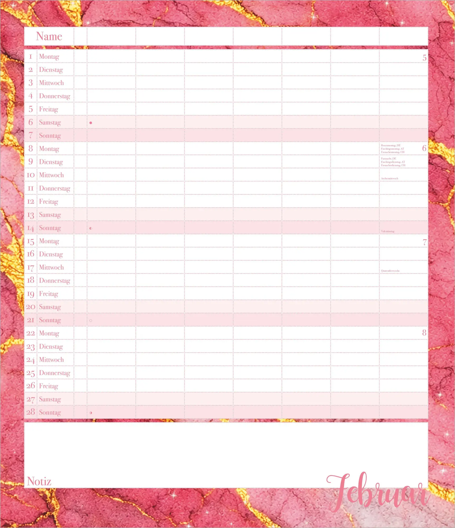 Bild: 4069095017924 | Flexiplaner Glamour 2027 | Kalender | 14 S. | Deutsch | 2027