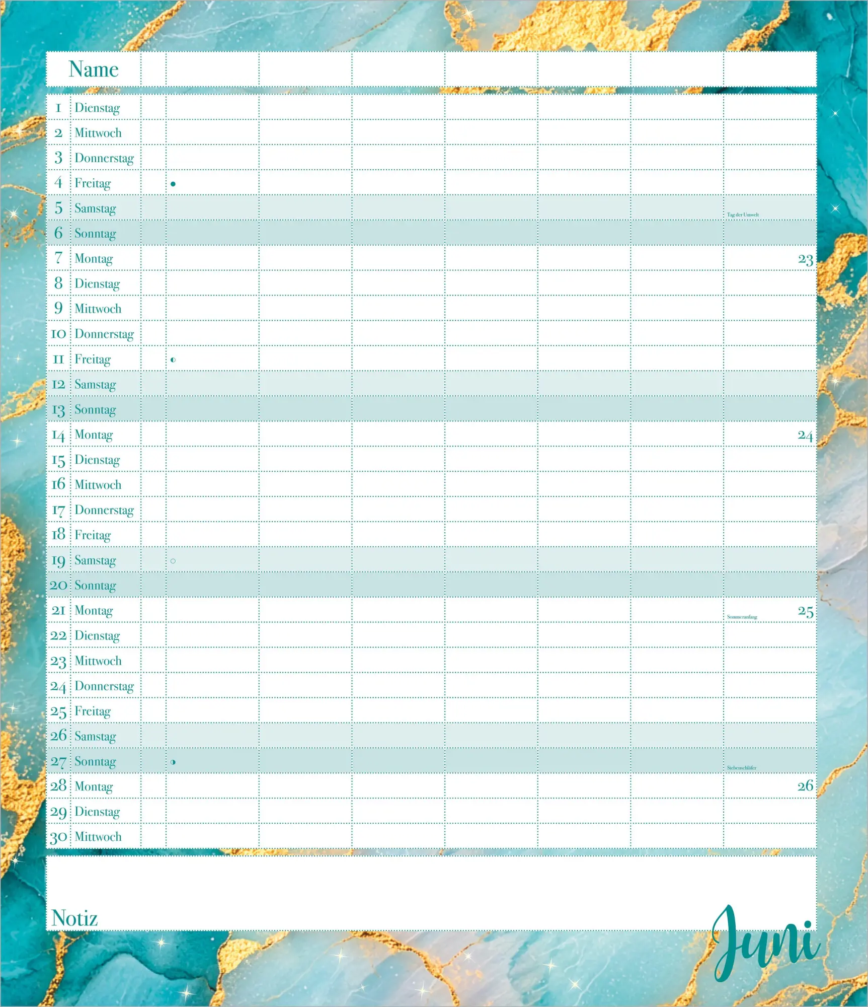 Bild: 4069095017924 | Flexiplaner Glamour 2027 | Kalender | 14 S. | Deutsch | 2027