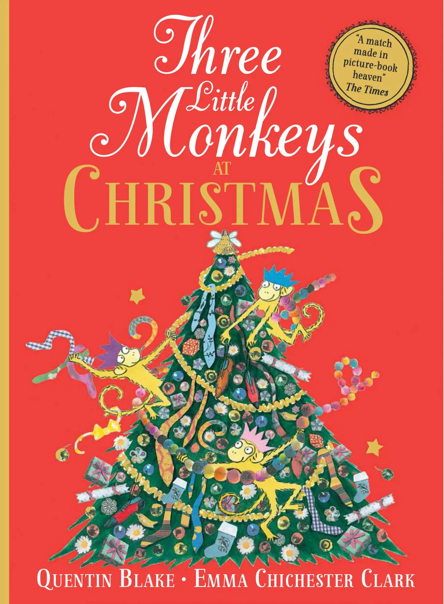 Cover: 9780008357924 | Three Little Monkeys at Christmas | Quentin Blake | Buch | Gebunden