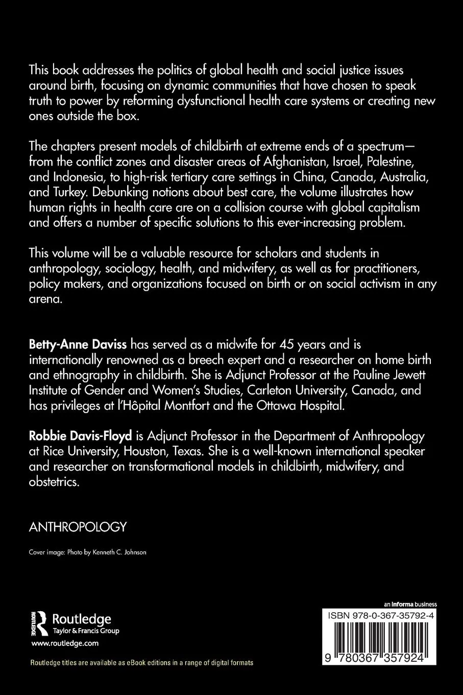 Rückseite: 9780367357924 | Birthing Models on the Human Rights Frontier | Speaking Truth to Power