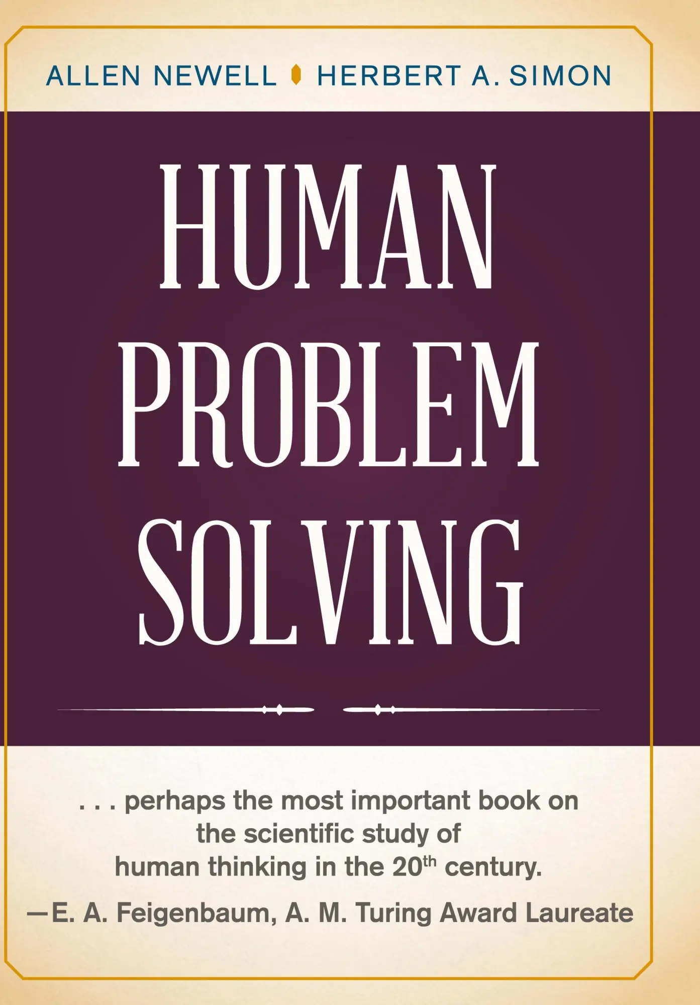 Cover: 9781635617924 | Human Problem Solving | Allen Newell (u. a.) | Buch | Englisch | 2019