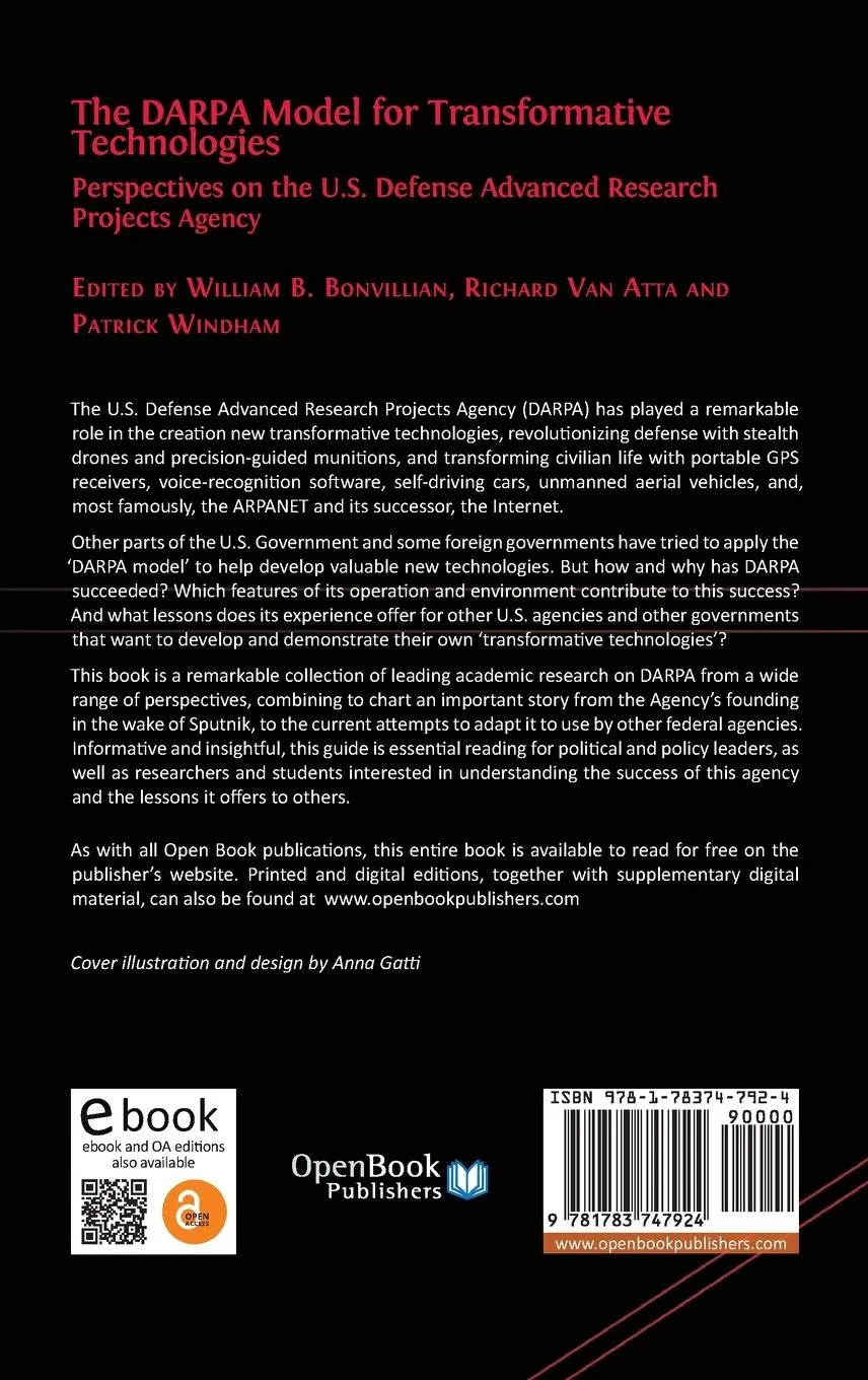 Rückseite: 9781783747924 | The DARPA Model for Transformative Technologies | Bonvillian (u. a.)