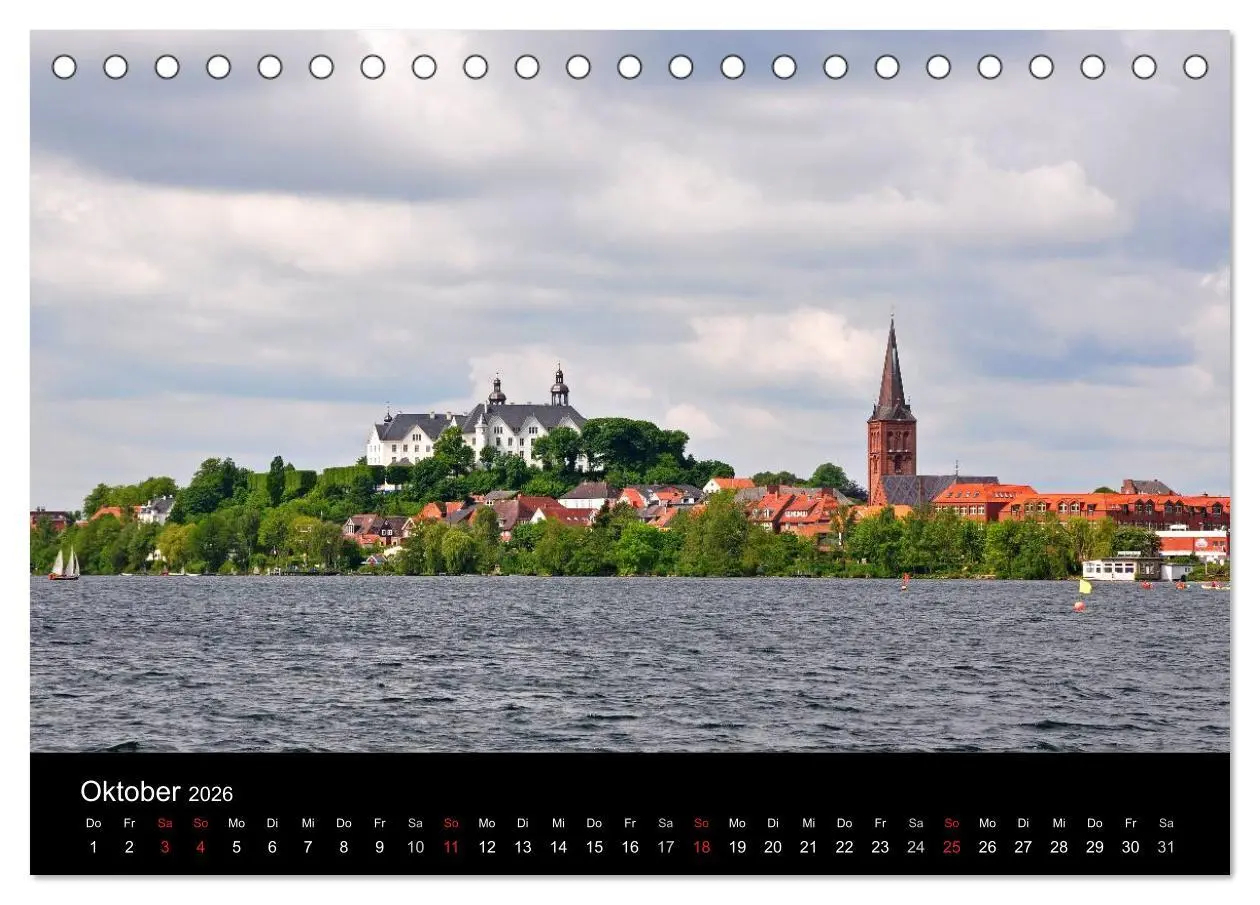 Bild: 9783516167924 | Plön - die Stadt am See (Tischkalender 2026 DIN A5 quer), CALVENDO...