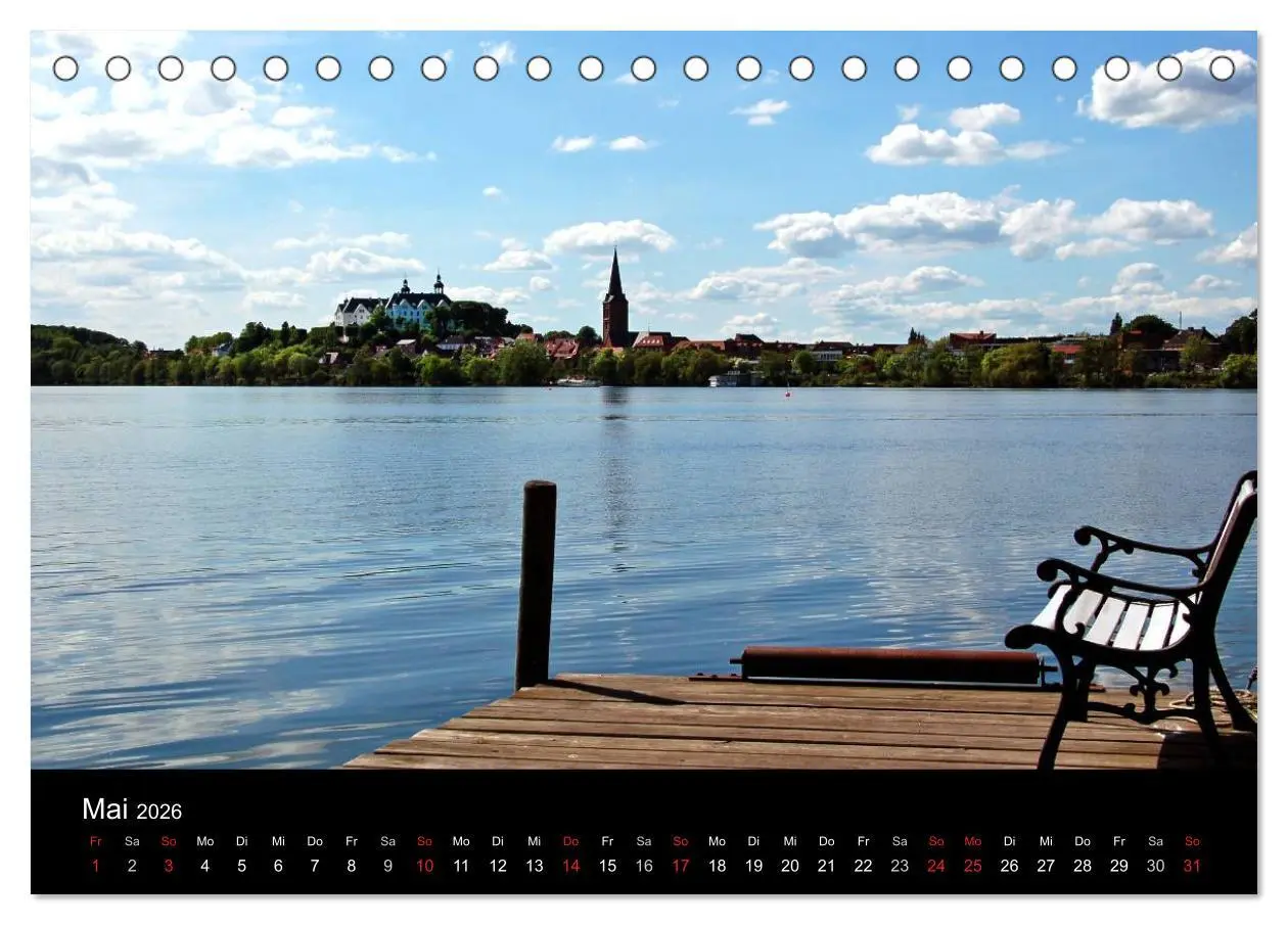 Bild: 9783516167924 | Plön - die Stadt am See (Tischkalender 2026 DIN A5 quer), CALVENDO...