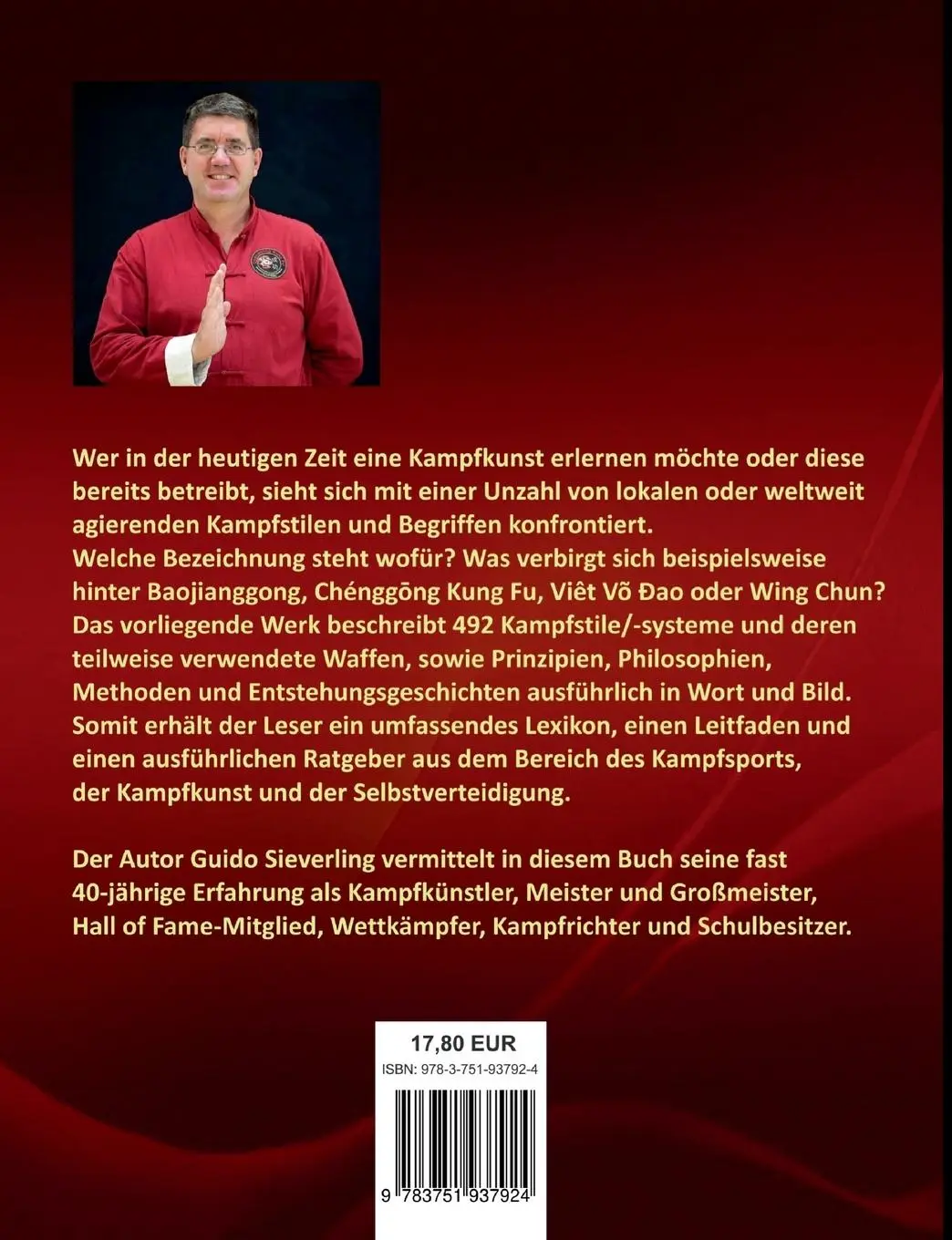 Rückseite: 9783751937924 | Die Welt der Kampfkunst | Guido Sieverling | Taschenbuch | Paperback
