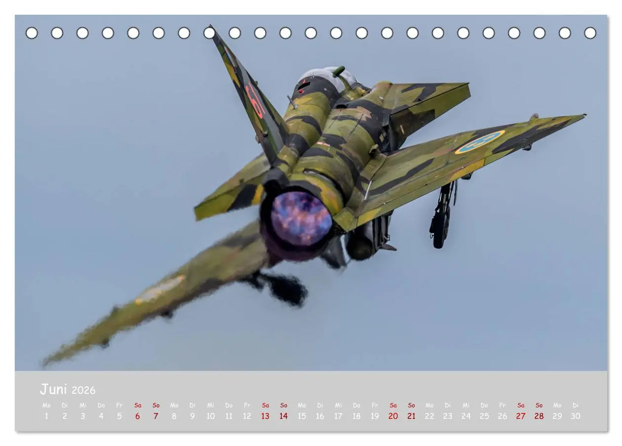 Bild: 9783457728024 | Saab Airpower (Tischkalender 2026 DIN A5 quer), CALVENDO...