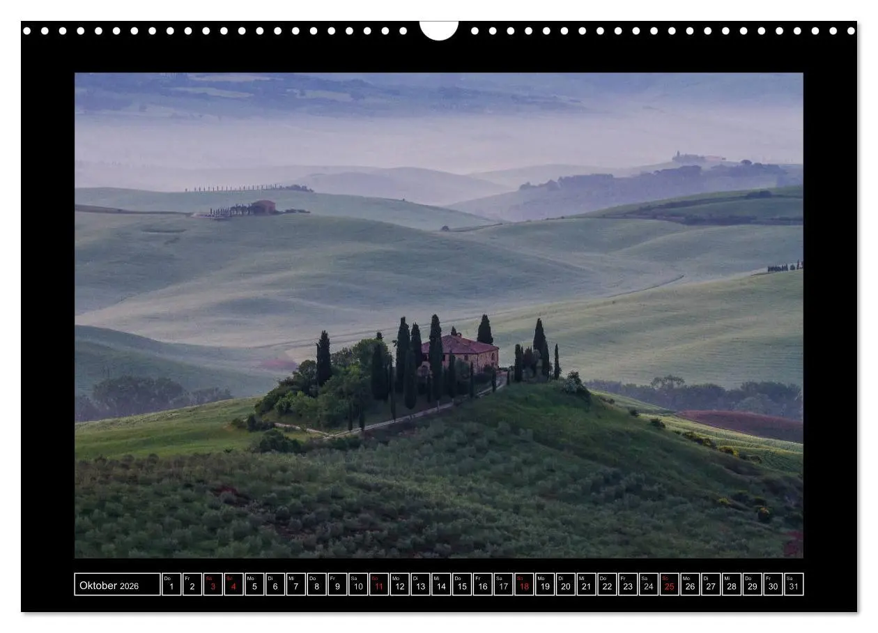 Bild: 9783516058024 | Toskana - Die Magie des Val d'Orcia (Wandkalender 2026 DIN A3...