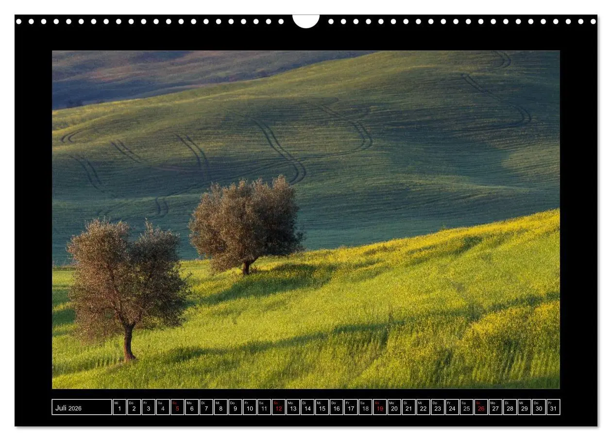 Bild: 9783516058024 | Toskana - Die Magie des Val d'Orcia (Wandkalender 2026 DIN A3...