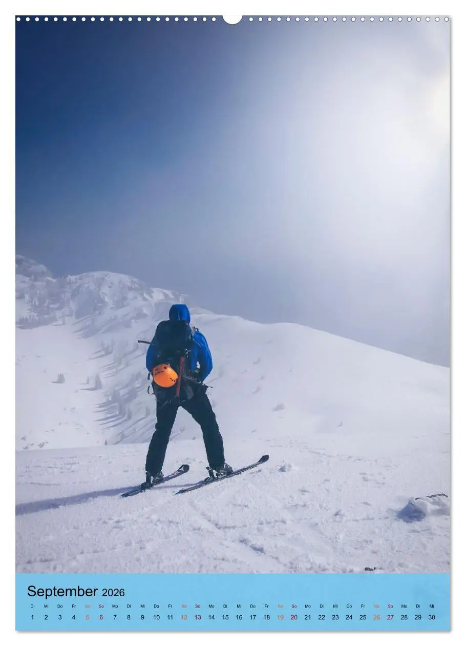 Bild: 9783516368024 | Endlich wieder Skifahren (hochwertiger Premium Wandkalender 2026...