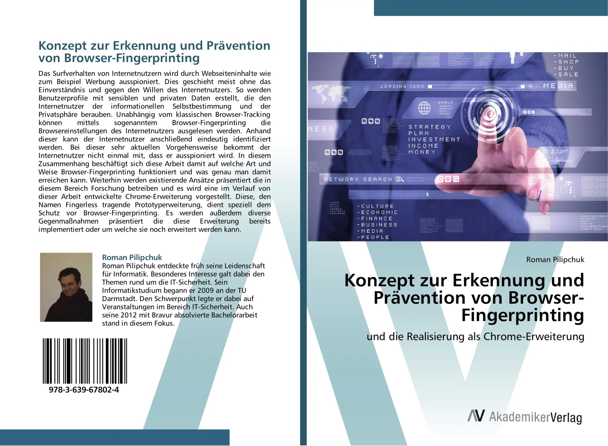 Cover: 9783639678024 | Konzept zur Erkennung und Prävention von Browser-Fingerprinting | Buch