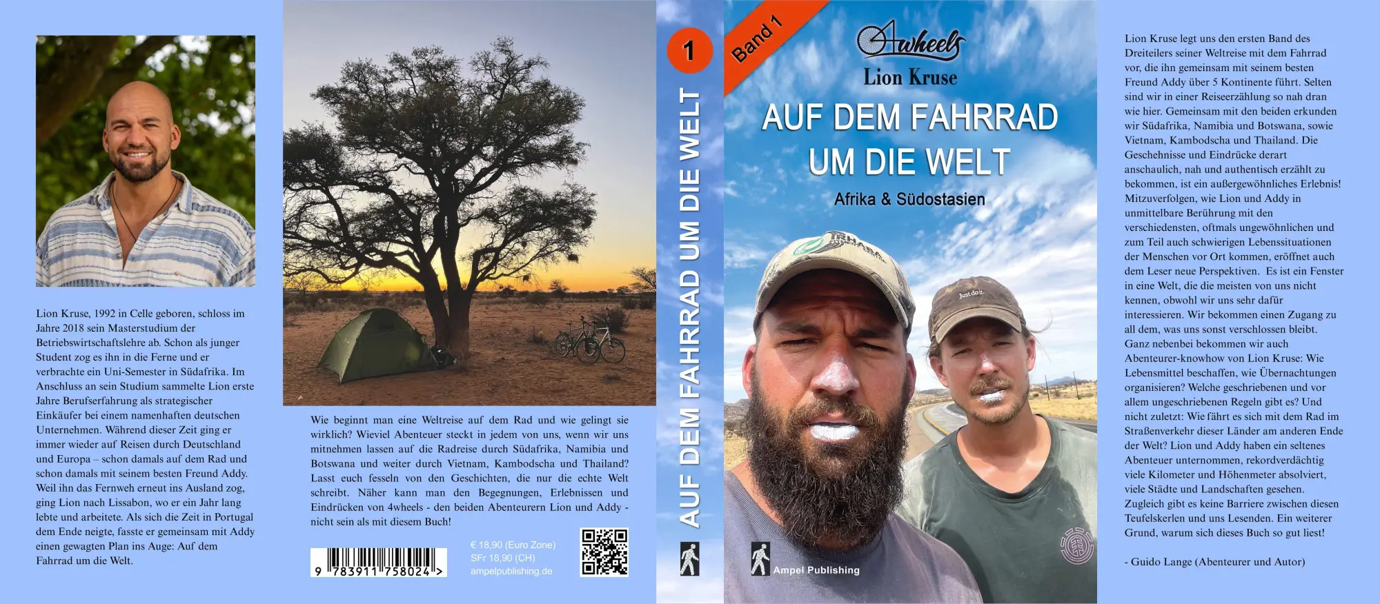 Bild: 9783911758024 | 4wheels - Auf dem Fahrrad um die Welt | Afrika + Südostasien | Kruse