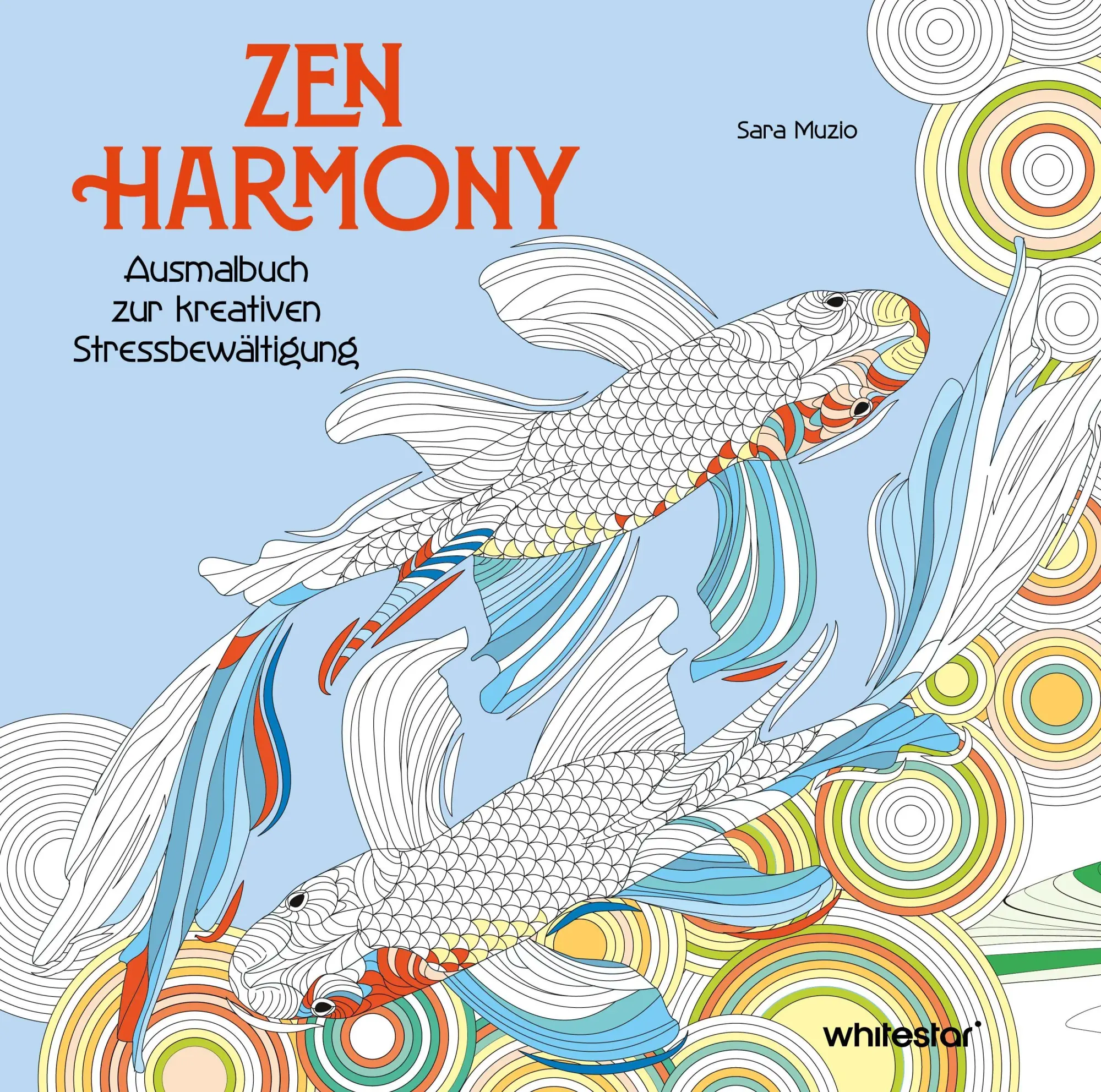 Cover: 9788863128024 | Zen Harmony | Ausmalbuch zur kreativen Stressbewältigung | Star White