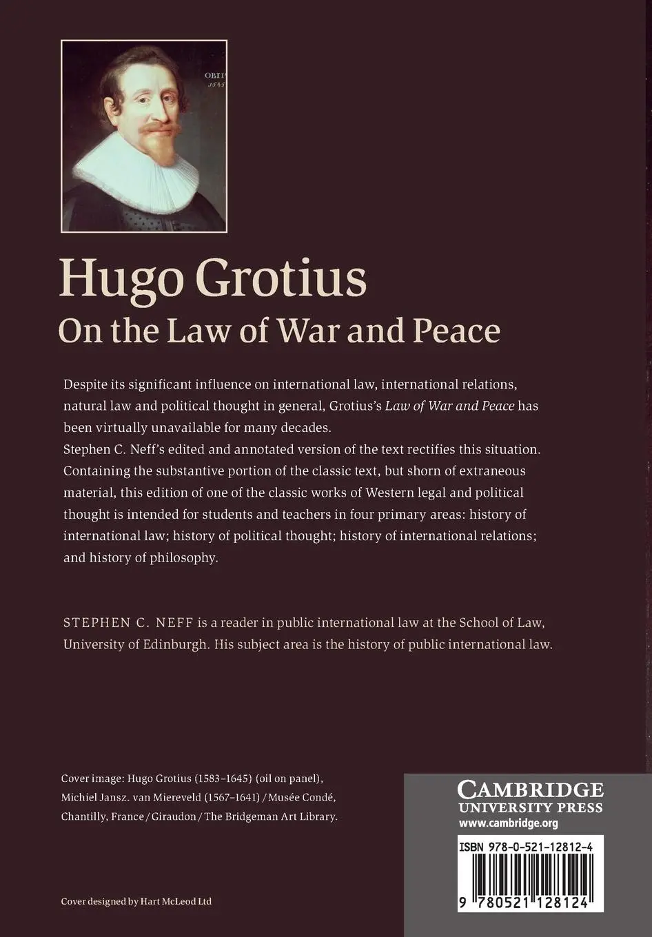 Rückseite: 9780521128124 | Hugo Grotius On the Law of War and Peace | Stephen C. Neff | Buch