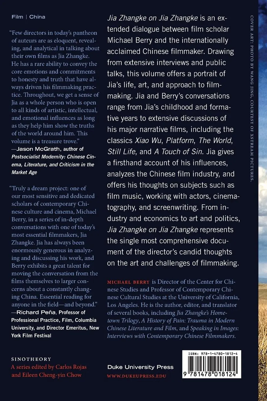 Rückseite: 9781478018124 | Jia Zhangke on Jia Zhangke | Michael Berry | Taschenbuch | Englisch