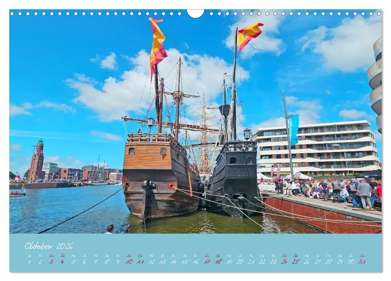 Bild: 9783516668124 | SAIL Bremerhaven. Segelspektakel zum Wegträumen (Wandkalender 2026...