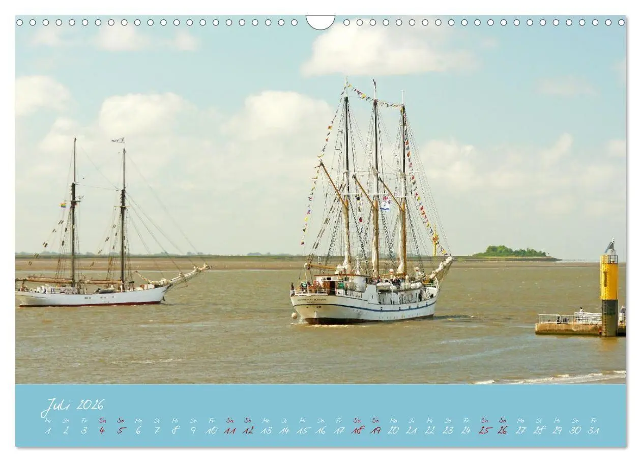 Bild: 9783516668124 | SAIL Bremerhaven. Segelspektakel zum Wegträumen (Wandkalender 2026...