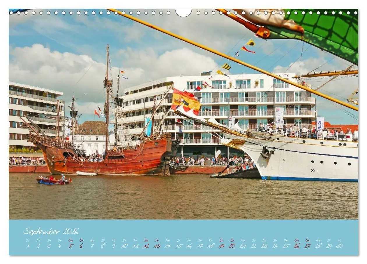 Bild: 9783516668124 | SAIL Bremerhaven. Segelspektakel zum Wegträumen (Wandkalender 2026...