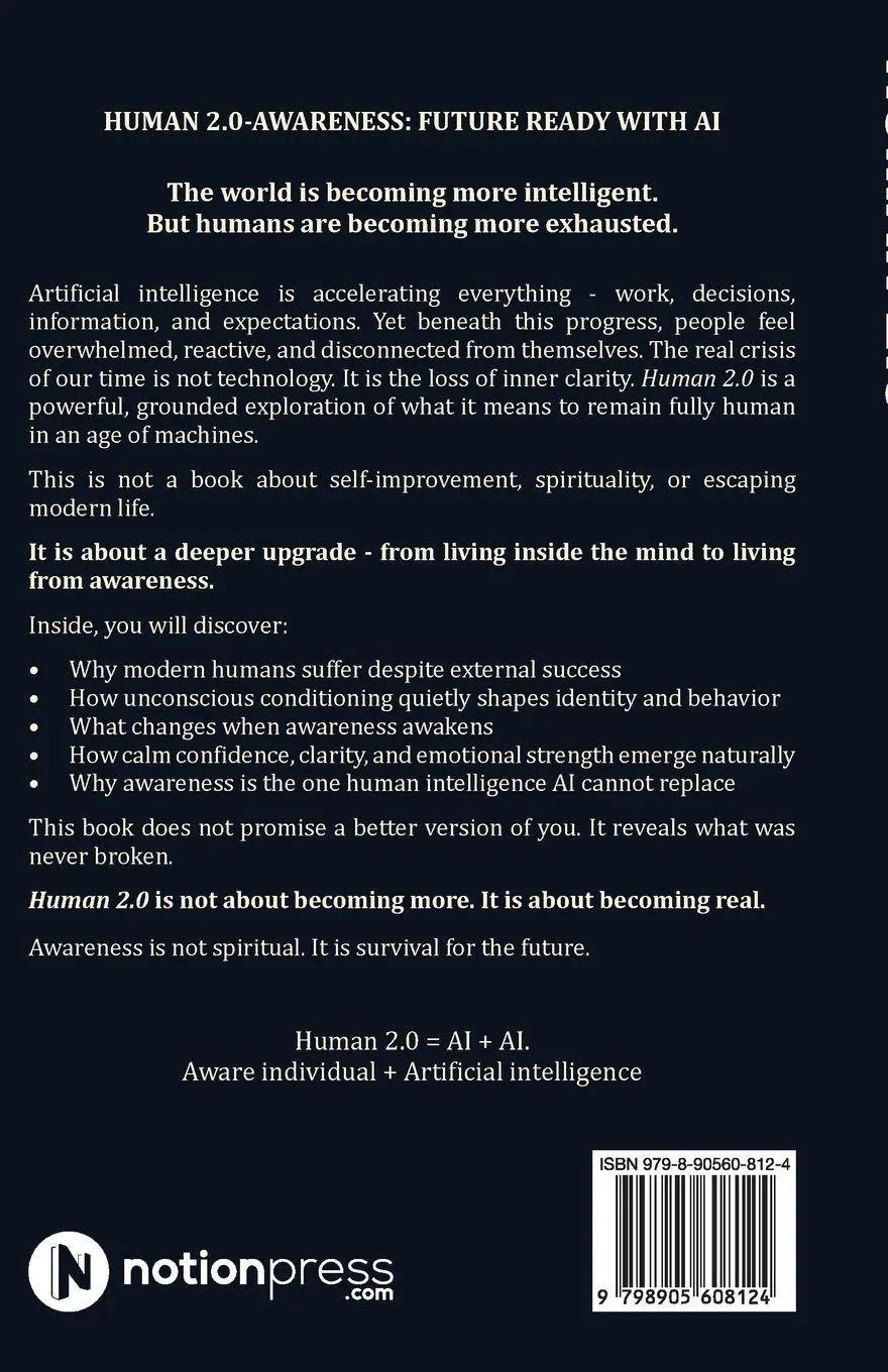 Rückseite: 9798905608124 | Human 2.0 | Vinay Kapoor | Taschenbuch | Englisch | 2026